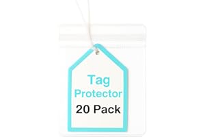 GENERIC Tag Protector for Jelly Plush Toys - Label Cover Storage Tags Protectors - Suitable for JellyCat - 20 Pack