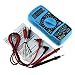 Produktbild sunnymi Digital Thermometer Multimeter 3 1/2 digitaler LCD Bildschirm/Gleichstrom Wechselstrom Widerstand Diode Temperatur Tester/Hintergrund Licht Funktion (Blau)