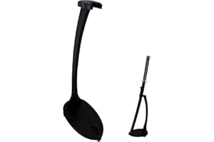 Z-FIBER Supporto per spada Katana a forma di cigno Supporto per spada grande verticale Espositore per spada da 22,8 pollici per display per armi Wakizashi