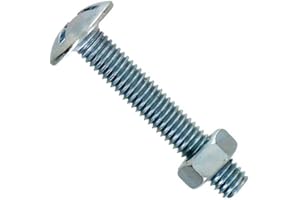 BATIVIS/VYNEX Boulon poelier - acier zingué - 6 x 40 mm - lot de 12