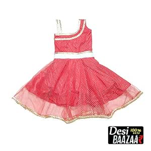 baby frock red colour