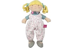 BONIKKA SHARE THE LOVE Bonikka 7505 Lucy Bambola in Cotone Fatta a Mano 38 cm con Braccialetto