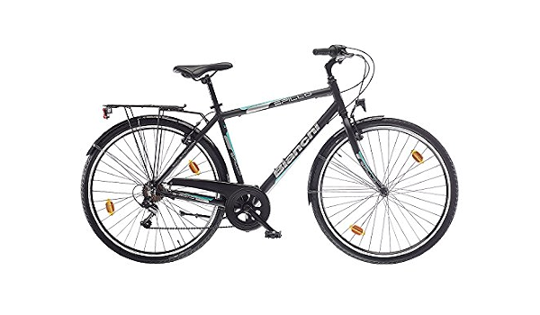 Bianchi Spillo Turchese DS Uomo 6V Nero/Ck16 Misura 51 : Sport e tempo  libero