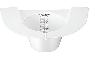 BODYHEALT Reusable Specimen Collector Hat-Urine Collection Hat – 27oz/800ml Graduated Urine Sample Cup with Pour Spout for Toilet, Nursing, Vomit & Stool-urine specimen collection pan