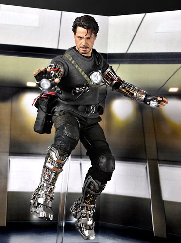 Iron Man ~ Movie Masterpiece 12 inch Action Figure Tony Stark Mech Test
