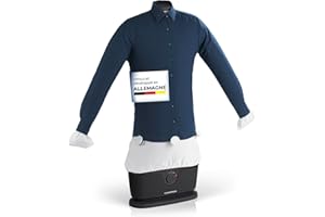 CLEANmaxx Repassage automatique de chemises PRO | Remplace le fer à repasser, le défroisseur vapeur et le steamer | Appareil de repassage pour chemises, chemisiers & t-shirts | Innovant & efficace