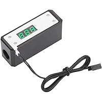 Tonysa LED Digital Thermometer G1/4 Gewinde Durchflussmesser für PC Wasserkühlung System mit Messbereich: -50 ℃ ~ 100…