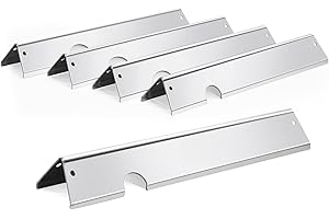 Criditpid 66032/66795 Flavorizer Bars für Weber Genesis II E-310, II GS4, II S-310, II E-335, II S-335 Grillteile, 17 Zoll Edelstahl Heizplatten Geschmacksstangen für Weber Genesis II/LX 300 S eries