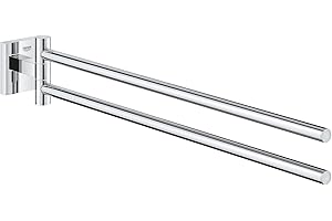 GROHE Start Cube QuickFix 40976000 wieszak na ręczniki, chromowany, z QuickScrew, bez kleju, nr ref. 40976000