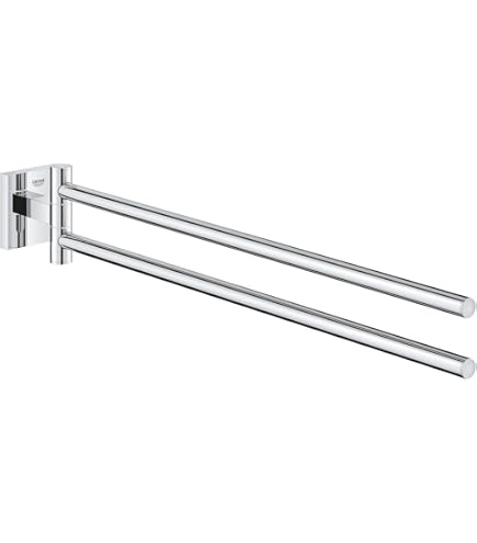 GROHE Start Cube QuickFix Üçlü Tuvalet Aksesuar Seti, Tuvalet Kağıtlığı, Tuvalet Fırçası, Bornoz Askısı, Duş / Banyo Aksesuarları, Krom, 41123000 Fiyatları, Özellikleri ve Yorumları | En Ucuzu Akakçe