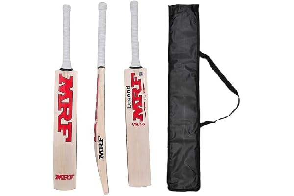 English Willow Lightweight Cricket Bat for Men Short Handle Ready to Play (Free Cover)