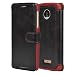 Produktbild Mulbess Moto Z Play Hülle Schwarz,Handyhülle Lenovo Motorola Moto Z Play [2016 Model 5.5 Zoll] Ledertasche Schutzhülle im Kartenfach [Lederhülle Tasche Case]