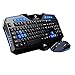 Produktbild Tastatur und Maus Set, Prevently Kabellose Ultradünne Tastatur-Maus-Combo, Kabellose Touchpad-Tastatur,Gaming Wireless 2.4G Tastatur und Maus Set für Computer Multimedia Gamer
