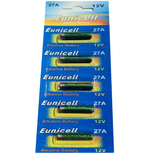 Preisvergleich Produktbild 5 X A27 Alkalisch Batterien MN27, 27A, V27GA, L828 Eunicell