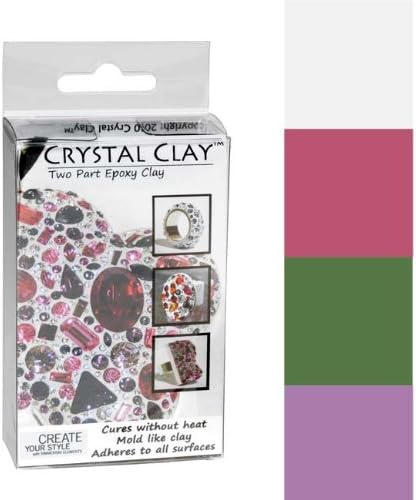 Crystal Clay 2-Part Epoxy Clay Kit - Springtime Color Mix 100g