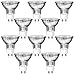 Produktbild 10er Pack GU10 Halogen Strahler in MR16-Bauform (warm-weiß, 230 Volt AC, 35 Watt, Lampe, Leuchtmittel, Haushaltspack, 230V, 35W)