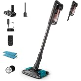 Philips Aqua Plus 8000 Serisi Kablosuz Dikey S&uuml;p&uuml;rge, S&uuml;p&uuml;r&uuml;r Siler Temizlikte S&uuml;per, 360&deg; G&uuml;&ccedil;l&uuml; Emiş, Maksimum 80 dk, Sa&ccedil; Do