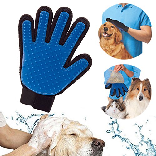Idepet-Pet-Dog-Cat-Grooming-GloveGentle-Deshedding-Brush-GloveLong-or-Short-Hair-Remover-Hair-Remover-Brush-For-Pet-Massage-Bathing-Brushing-Efficient-Pet-Grooming-and-Shedding-Tool