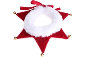 Aniepaa Campanas Bufanda Navideña para Mascotas Collar Ajustable para Gatos y perros Accesorios de Ropa para Mascotas Adecuados para perros, Gatos, Cachorros y Gatitos