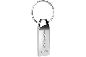 Poxfun USB Stick 512GB Hohe Geschwindigkeit Speicherstick 3.0 Großer Speicher USB Sticks Metall USB-Flash-Laufwer Wasserdicht Flash Drive zum Kopieren von Computern und zur Datensicherung