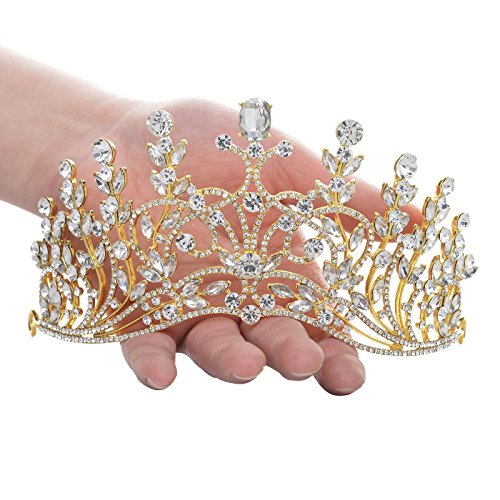 Remedios Krone Stilvolle Strass Prinzessin Stirnband Haarspange Diadem Hochzeit Braut