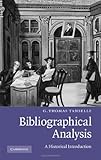 Image de Bibliographical Analysis: A Historical Introduction