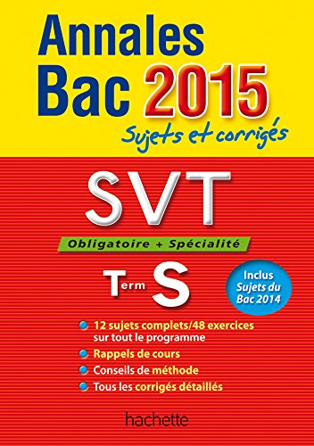 Download Annales Bac 2015 SVT Term S