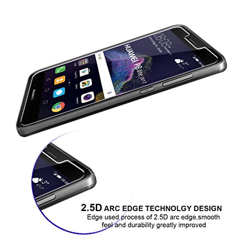 Huawei P8 Lite 2017 Protector de Pantalla  iVoler Protector de Pantalla de Vidrio Templado Cristal Protector para Pellicola Vetro Temperato Huawei P8 Lite 2017 -Dureza de Grado 9H  Espesor 0 20 mm  2 5D Round Edge- Ultra-trasparente   Anti-golpe   Ajuste Perfecto   No hay Burbujas - Garant  a Incondicional de 18 Meses