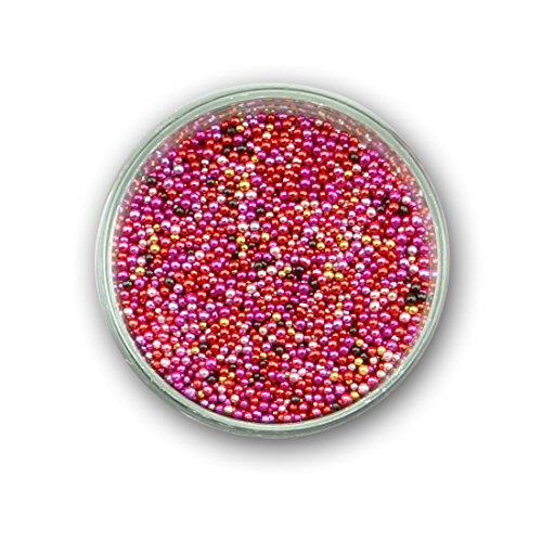 EigenArt Caviar Nail Art Style Multicolour Beads - pink mix