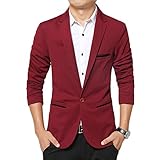 Blazer en color puro con tejido de alta calidad, suave y cómodo de llevar