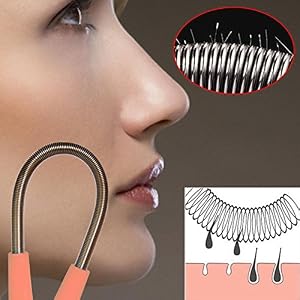tinkertonk 2Pcs Facial Hair Epilator Remover Spring Threading Beauty Tool kit - Image 8