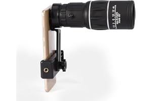 ZERONE Telescopio Monoculare 16X52 Escursionismo Fotocamera HD Obiettivo Telescopio Monoculare Zoom Impermeabile Antiappannamento con Porta Telefono per BirdWatching, Viaggiare, All'aperto