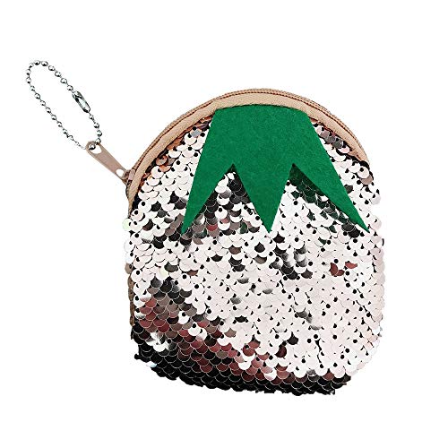 Preisvergleich Produktbild Rosennie Damen Mode Pailletten Tasche Geldbörse Tasche Aufbewahrungsbeutel Geldbörse Unisex Mädchen Kosmetiktasche Münze Brieftasche Doppel Farbe Makeup Tasche Portable Reise Handtasche()