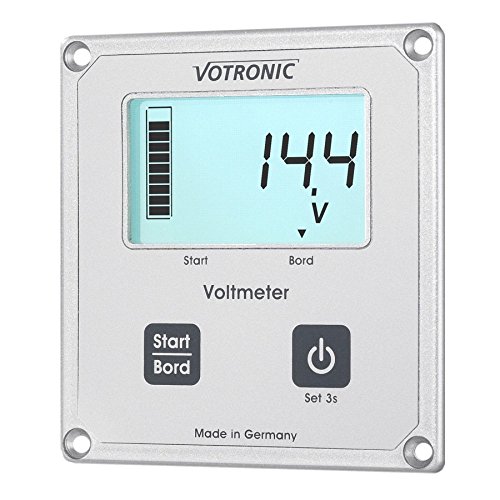 Votronic 1256 LCD voltímetro S para Sr U. MPP regulador de carga