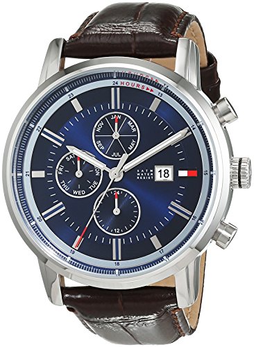 Tommy Hilfiger Herren-Armbanduhr Cool Sport Analog Quarz Leder 1791244 Tommy Hilfiger Herren-Armbanduhr Cool Sport Analog Quarz Leder 1791244