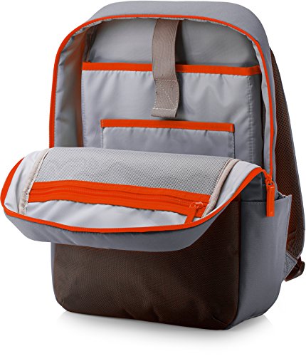 HP Duotone Rucksack  39 62 cm 15 6 Zoll  f  r Notebooks  Laptops  Tablets in Orange Grau