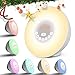 Produktbild Wecklicht mit 6 Naturgeräuschen  7 Farben 10 Helligkeit Sonnenauf- und -untergangssimulator Digitale Wecker mit UKW-Radiofunktion LED-Nachttischlampen mit Schlummerfunktion Nachtlicht