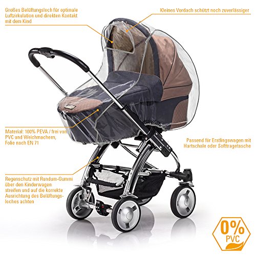 DIAGO 30002.74554 Regenschutz Kinderwagen - 2