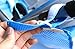 Baby Pram Stroller Hanging Mesh Net Bag 35 x 30cm (Blue)