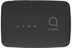 Alcatel Link Zone - MW45V2 Módem Mobile 4G, LTE (Cat.4), WiFi, Punto de Acceso hasta 15 usuarios, batería 2150mAh, Black [Italia]