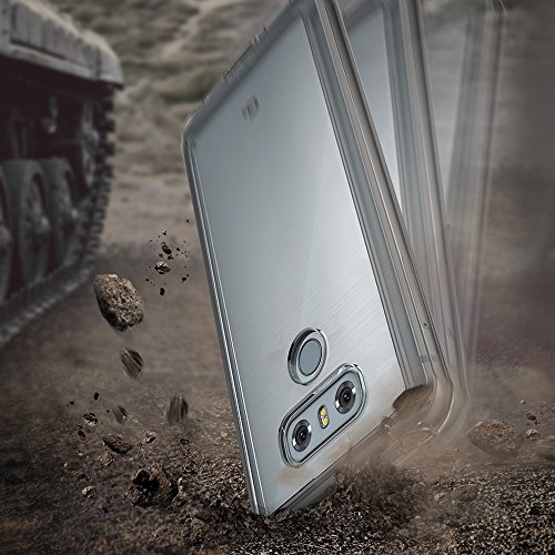 Ringke Funda LG G6   G6 Plus  Fusion  Protector de TPU con Parte Posterior Transparente de PC  Protecci  n contra ca  das  Carcasa Protectora biselada - Transparente Clear