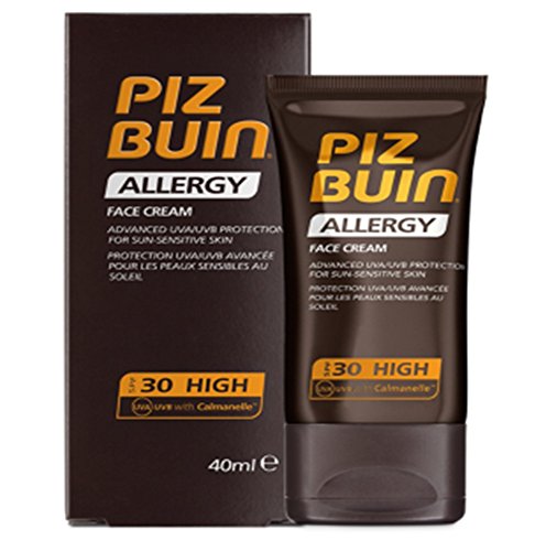 PIZ BUIN ALLERGY FACE CREAM SUN LOTION SENSITIVE SKIN CARE TAN SPF 30 HIGH 40ML (SET OF 2)