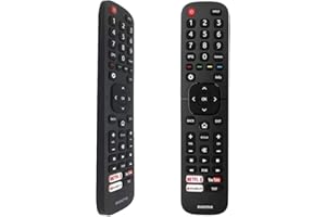 FOXRMT Sostituito Telecomando Hisense EN2X27HS per Telecomando Hisense Smart TV LCD LED Ultra HD TV 65K5500UWTS H32M2600 H40M3300 H40MEC3350 - Telecomando TV Hisense