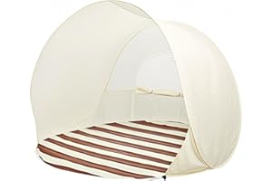 Jaavkkma Strandzelt, Camping Zelt für 2-3 Personen, Leichtes Pop Up Zelt, UV Schutz, Wasserdicht, Winddichte, Pop Up Strandmuschel für Familie Camping Garten Strand