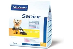 Virbac Veterinary HPM Vet Dog Senior S & Toy Nourriture pour Chien 3 kg