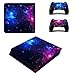 Produktbild Stillshine PS4 Slim Skin Aufkleber Sticker Design Folie schützende Haut Schale für Sony Playstation 4 Slim Konsole & 2 Dualshock Controller (Double Star)