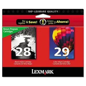 Lexmark 18C1590 28 29 Combo Pack Blk Color