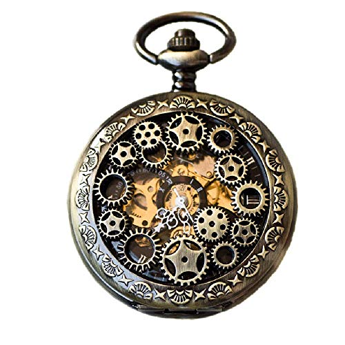 SCH Mecánico, automático, mecánico, Reloj de Bolsillo, Engranaje, tirón, Hueco, Macho y Hembra, Reloj de Bolsillo mecánico.