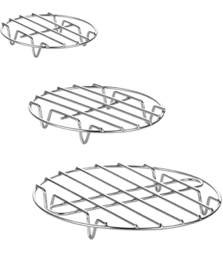 2 set Ronde Koelrek Ronde Rvs Stoomboot Rack voor Pot Air 2 set Ronde Koelrek Ronde Rvs Stoomboot Rack voor Pot Air