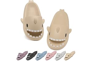 Geweo Chanclas Tiburon Zapatillas Casa Verano Hombre Sandalias Mujer Comodas Pantuflas Antideslizantes Zapatos De Playa y Piscina Shark Slides Slippers Unisex